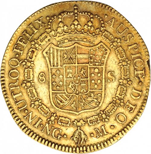 8 Escudos Reverse Image minted in SPAIN in 1811M (1808-33  -  FERNANDO VII)  - The Coin Database