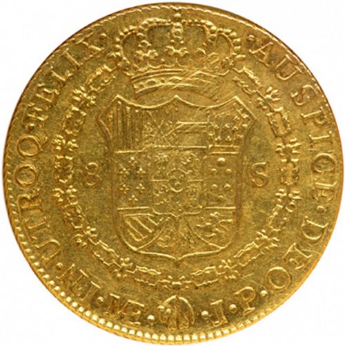 8 Escudos Reverse Image minted in SPAIN in 1812JP (1808-33  -  FERNANDO VII)  - The Coin Database