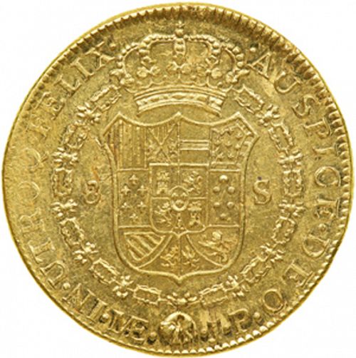 8 Escudos Reverse Image minted in SPAIN in 1812JP (1808-33  -  FERNANDO VII)  - The Coin Database