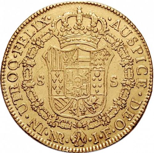 8 Escudos Reverse Image minted in SPAIN in 1815JF (1808-33  -  FERNANDO VII)  - The Coin Database