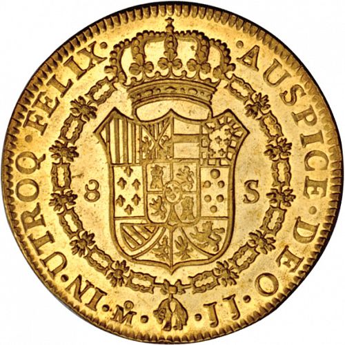 8 Escudos Reverse Image minted in SPAIN in 1815JJ (1808-33  -  FERNANDO VII)  - The Coin Database