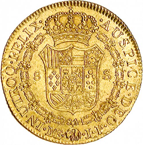 8 Escudos Reverse Image minted in SPAIN in 1815JP (1808-33  -  FERNANDO VII)  - The Coin Database