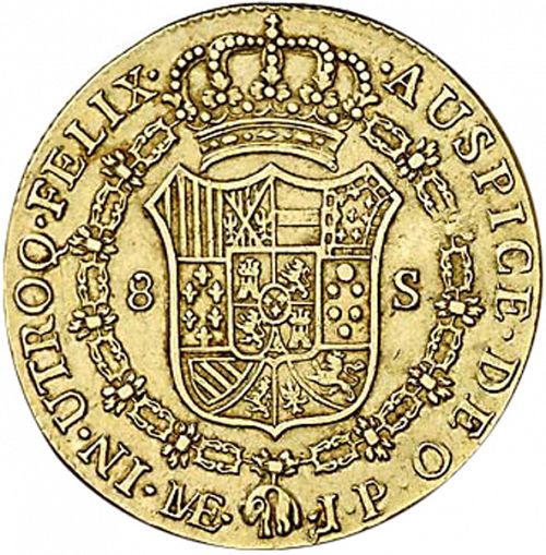 8 Escudos Reverse Image minted in SPAIN in 1815JP (1808-33  -  FERNANDO VII)  - The Coin Database