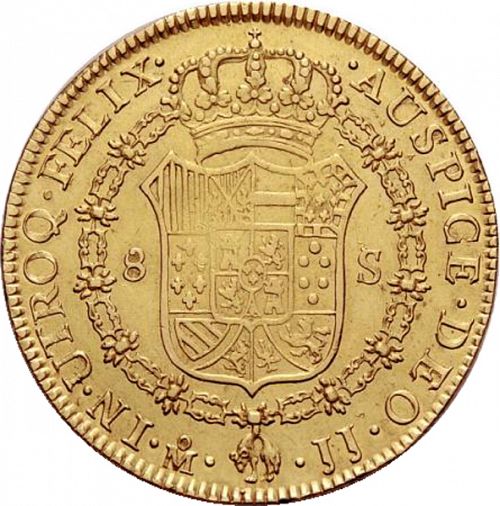 8 Escudos Reverse Image minted in SPAIN in 1819JJ (1808-33  -  FERNANDO VII)  - The Coin Database