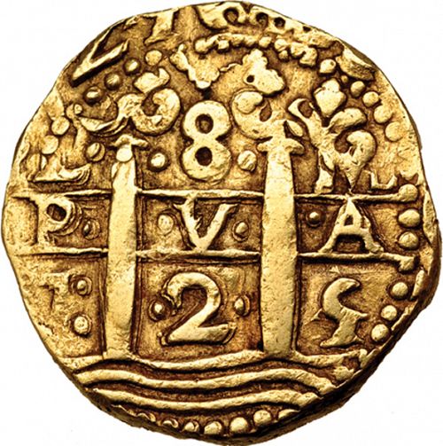 8 Escudos Obverse Image minted in SPAIN in 1725M (1724  -  LUIS I)  - The Coin Database