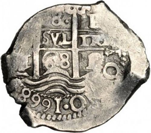 8 Reales Obverse Image minted in SPAIN in 1668E (1665-00  -  CARLOS II)  - The Coin Database