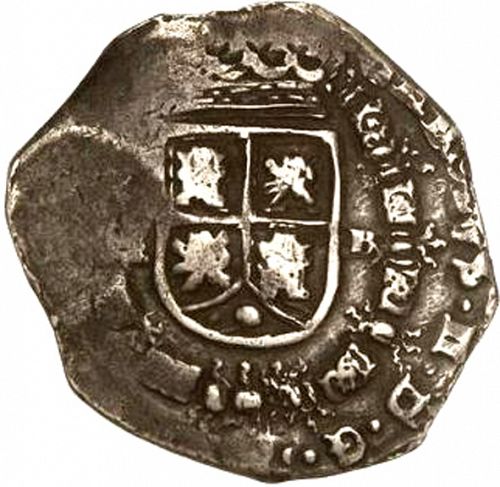 8 Reales Obverse Image minted in SPAIN in 1699BR (1665-00  -  CARLOS II)  - The Coin Database
