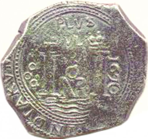 8 Reales Reverse Image minted in SPAIN in 1670PºRS (1665-00  -  CARLOS II)  - The Coin Database