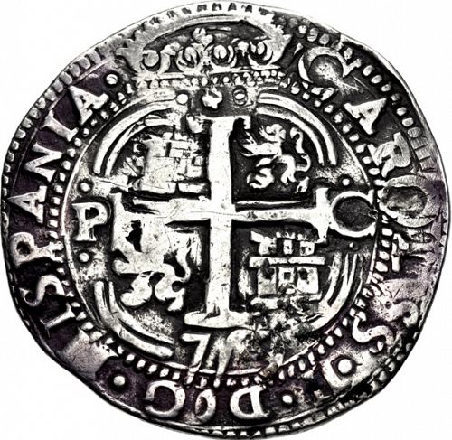 8 Reales Reverse Image minted in SPAIN in 1679C (1665-00  -  CARLOS II)  - The Coin Database