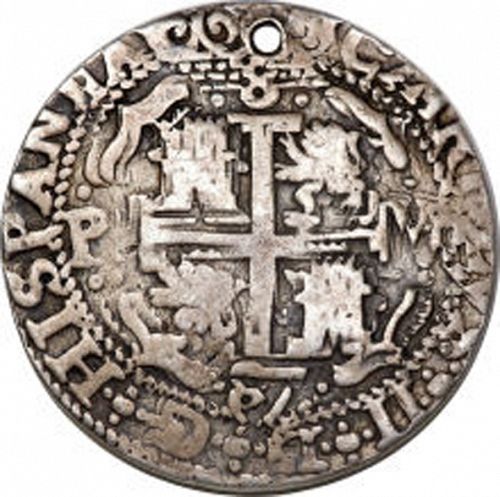 8 Reales Reverse Image minted in SPAIN in 1687VR (1665-00  -  CARLOS II)  - The Coin Database