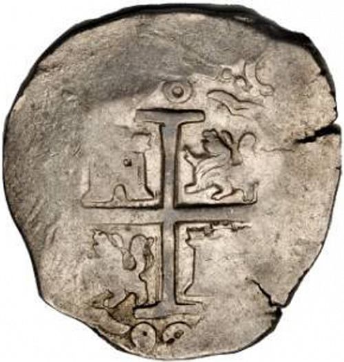 8 Reales Reverse Image minted in SPAIN in 1692V (1665-00  -  CARLOS II)  - The Coin Database