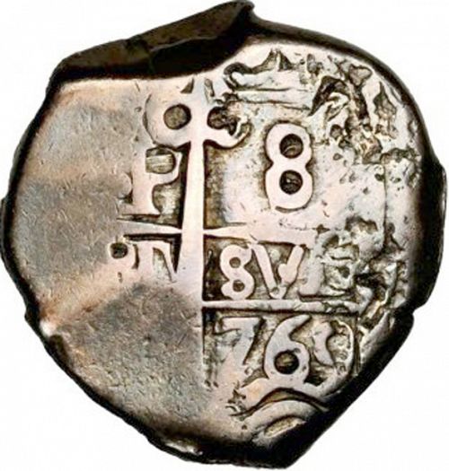 8 Reales Obverse Image minted in SPAIN in 1769V (1759-88  -  CARLOS III)  - The Coin Database