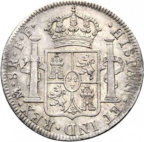 8 Reales Reverse Image minted in SPAIN in 1778FF (1759-88  -  CARLOS III)  - The Coin Database