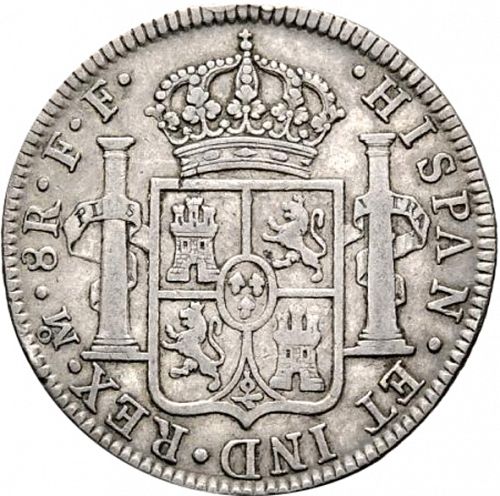 8 Reales Reverse Image minted in SPAIN in 1782FF (1759-88  -  CARLOS III)  - The Coin Database