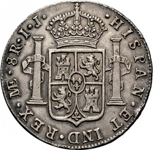 8 Reales Reverse Image minted in SPAIN in 1788IJ (1759-88  -  CARLOS III)  - The Coin Database