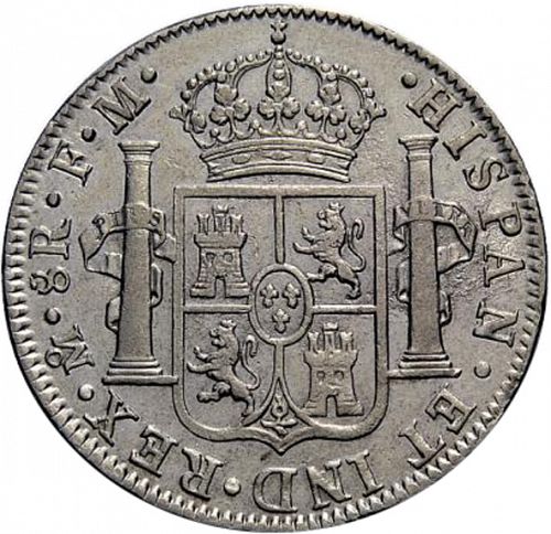 8 Reales Reverse Image minted in SPAIN in 1789FM (1759-88  -  CARLOS III)  - The Coin Database