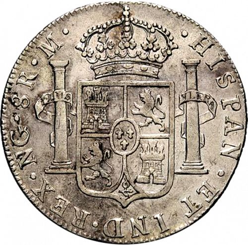 8 Reales Reverse Image minted in SPAIN in 1790M (1788-08  -  CARLOS IV)  - The Coin Database