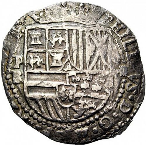 8 Reales Obverse Image minted in SPAIN in ND/BR (1556-98  -  FELIPE II)  - The Coin Database