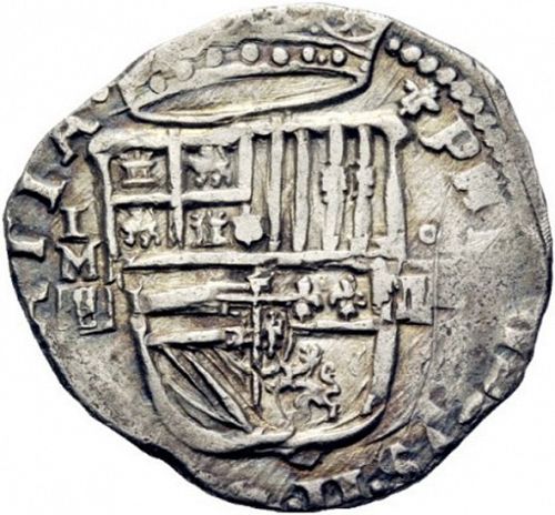 8 Reales Obverse Image minted in SPAIN in ND/IM (1556-98  -  FELIPE II)  - The Coin Database
