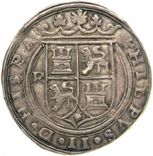 8 Reales Obverse Image minted in SPAIN in ND/R (1556-98  -  FELIPE II)  - The Coin Database