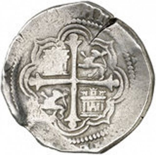 8 Reales Reverse Image minted in SPAIN in ND/F (1556-98  -  FELIPE II)  - The Coin Database
