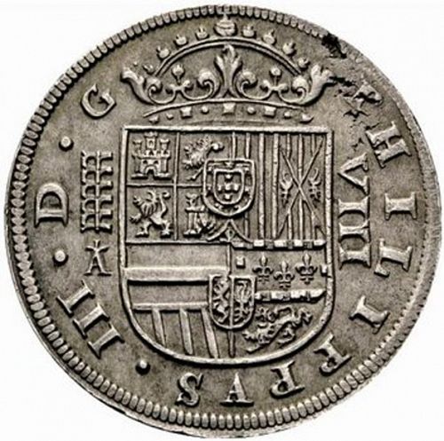 8 Reales Obverse Image minted in SPAIN in 1620A (1598-21  -  FELIPE III)  - The Coin Database