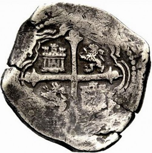 8 Reales Reverse Image minted in SPAIN in 1614F (1598-21  -  FELIPE III)  - The Coin Database