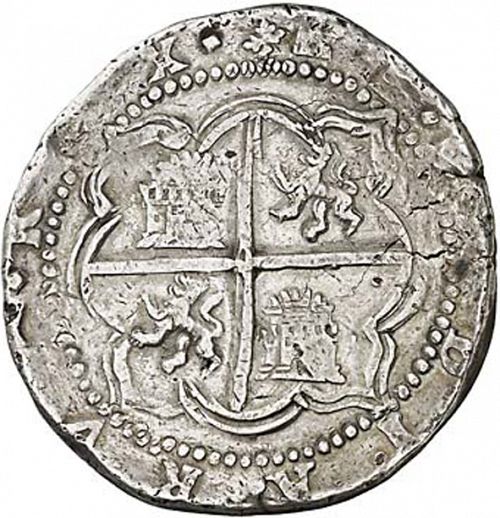 8 Reales Reverse Image minted in SPAIN in N/D (1598-21  -  FELIPE III)  - The Coin Database