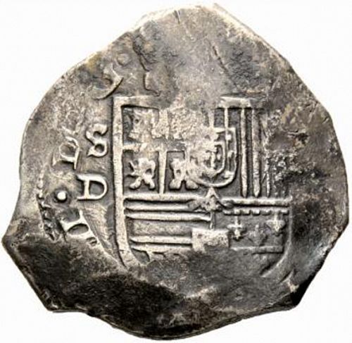 8 Reales Obverse Image minted in SPAIN in 1624D (1621-65  -  FELIPE IV)  - The Coin Database