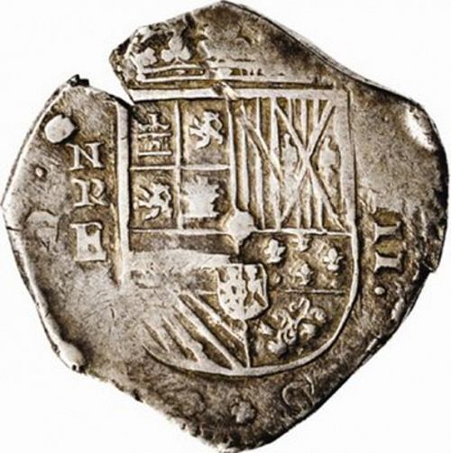 8 Reales Obverse Image minted in SPAIN in 1628E (1621-65  -  FELIPE IV)  - The Coin Database