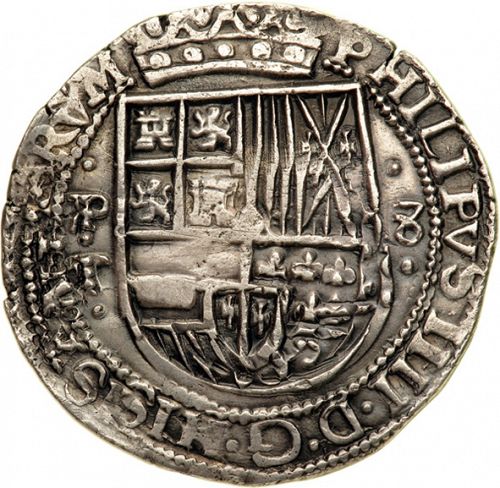 8 Reales Obverse Image minted in SPAIN in 1630T (1621-65  -  FELIPE IV)  - The Coin Database
