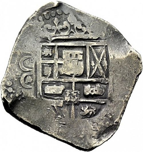 8 Reales Obverse Image minted in SPAIN in 1651CA (1621-65  -  FELIPE IV)  - The Coin Database