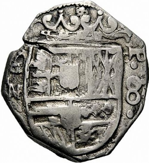 8 Reales Obverse Image minted in SPAIN in 1651N (1621-65  -  FELIPE IV)  - The Coin Database