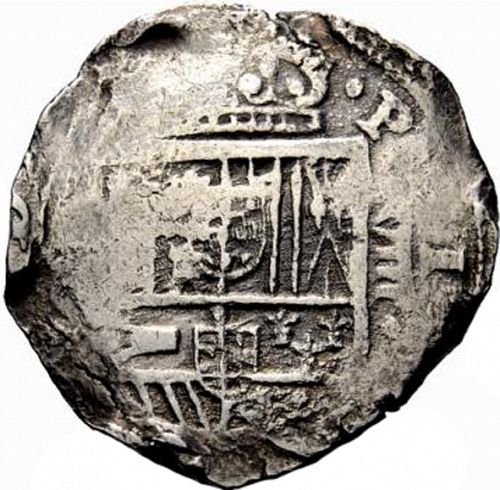 8 Reales Obverse Image minted in SPAIN in 1656R (1621-65  -  FELIPE IV)  - The Coin Database