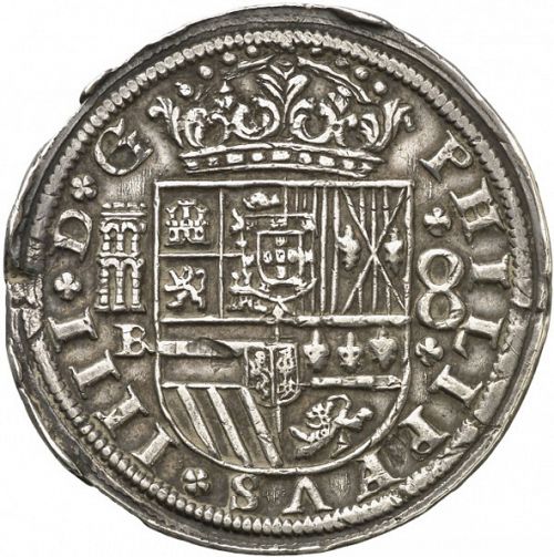 8 Reales Obverse Image minted in SPAIN in 1660BR (1621-65  -  FELIPE IV)  - The Coin Database