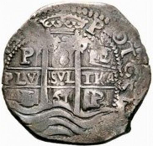 8 Reales Obverse Image minted in SPAIN in 1661E (1621-65  -  FELIPE IV)  - The Coin Database
