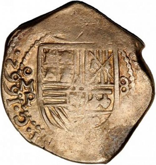 8 Reales Obverse Image minted in SPAIN in 1662P (1621-65  -  FELIPE IV)  - The Coin Database