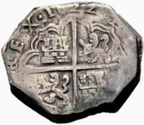 8 Reales Reverse Image minted in SPAIN in 1622D (1621-65  -  FELIPE IV)  - The Coin Database