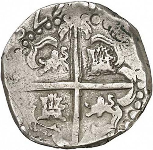 8 Reales Reverse Image minted in SPAIN in 1627T (1621-65  -  FELIPE IV)  - The Coin Database