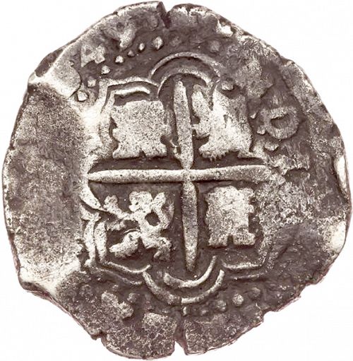 8 Reales Reverse Image minted in SPAIN in 1649Z (1621-65  -  FELIPE IV)  - The Coin Database
