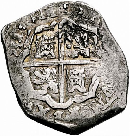 8 Reales Reverse Image minted in SPAIN in 1651A (1621-65  -  FELIPE IV)  - The Coin Database