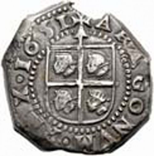 8 Reales Reverse Image minted in SPAIN in 1651 (1621-65  -  FELIPE IV)  - The Coin Database
