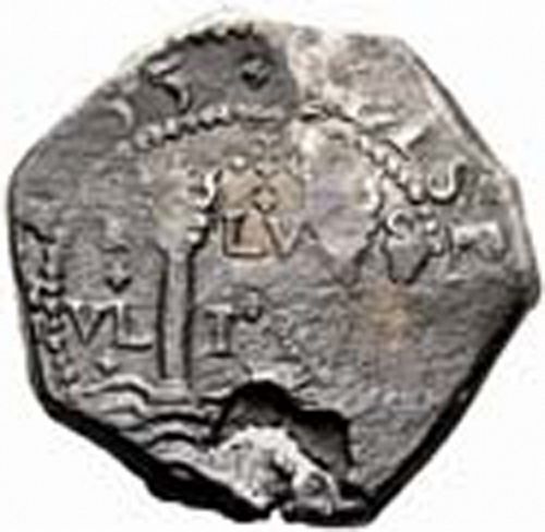 8 Reales Reverse Image minted in SPAIN in 1655S (1621-65  -  FELIPE IV)  - The Coin Database