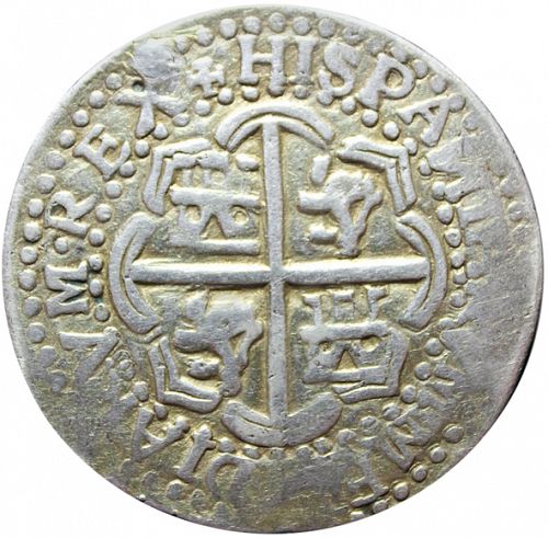 8 Reales Reverse Image minted in SPAIN in 1659V (1621-65  -  FELIPE IV)  - The Coin Database