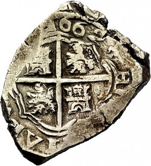 8 Reales Reverse Image minted in SPAIN in 1662A (1621-65  -  FELIPE IV)  - The Coin Database