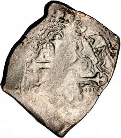8 Reales Reverse Image minted in SPAIN in 1665P (1621-65  -  FELIPE IV)  - The Coin Database