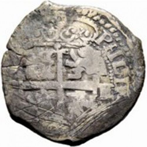 8 Reales Reverse Image minted in SPAIN in 1666E (1621-65  -  FELIPE IV)  - The Coin Database