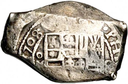 8 Reales Obverse Image minted in SPAIN in 1708J (1700-46  -  FELIPE V)  - The Coin Database