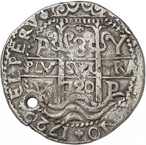 8 Reales Obverse Image minted in SPAIN in 1720Y (1700-46  -  FELIPE V)  - The Coin Database