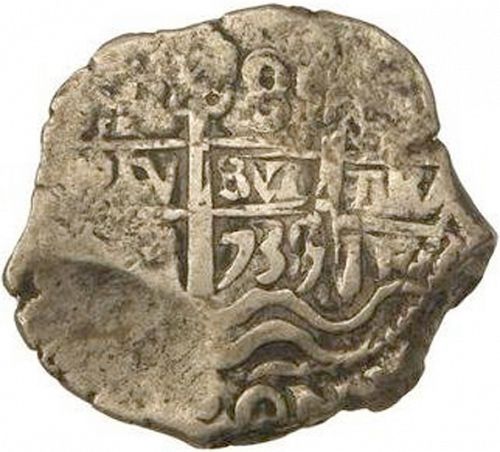 8 Reales Obverse Image minted in SPAIN in 1735E (1700-46  -  FELIPE V)  - The Coin Database